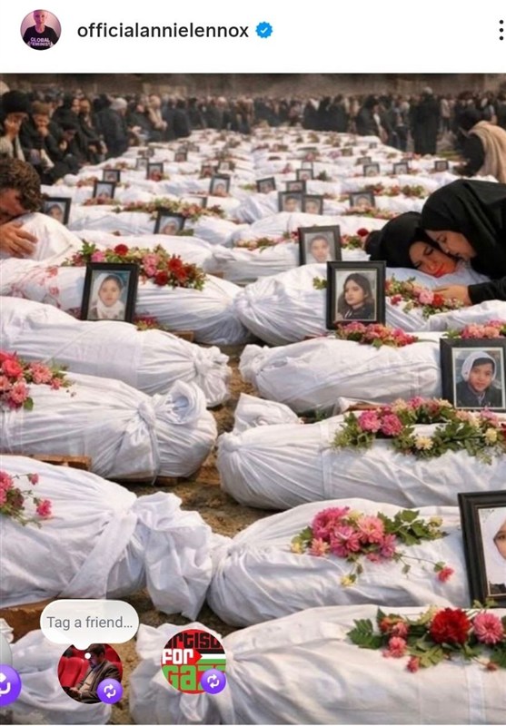 آنی لنکس به شهادت دختران میناب واکنش نشان داد