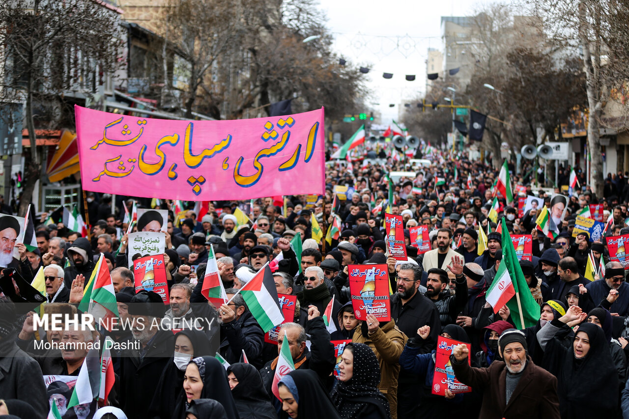راهپیمایی روز قدس در اردبیل