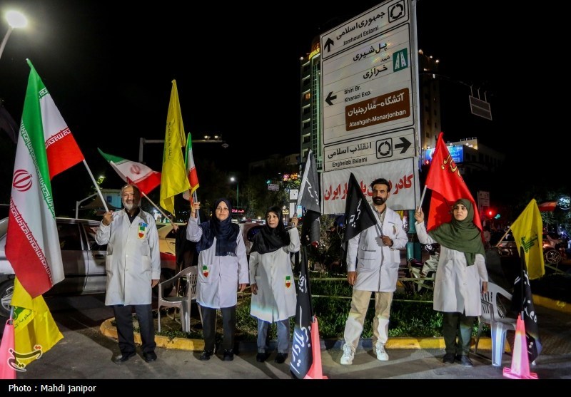 اجتماع خادمیاران و یاوران رضوی در هفتمین روز تدفین امام شهید امت+فیلم