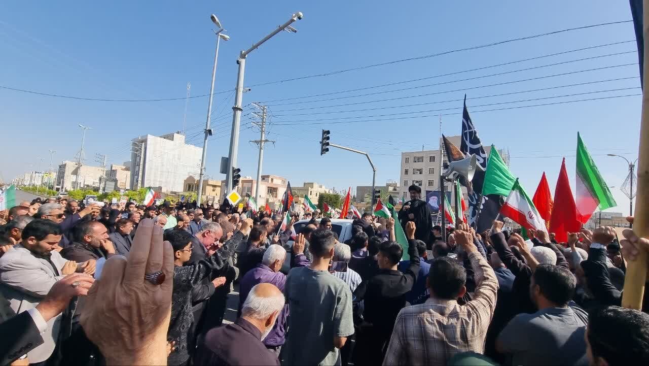 گناوه در سوگ رهبر شهید امت