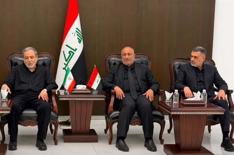 دیدار العامری و استانداران کربلا و بصره با عراقچی