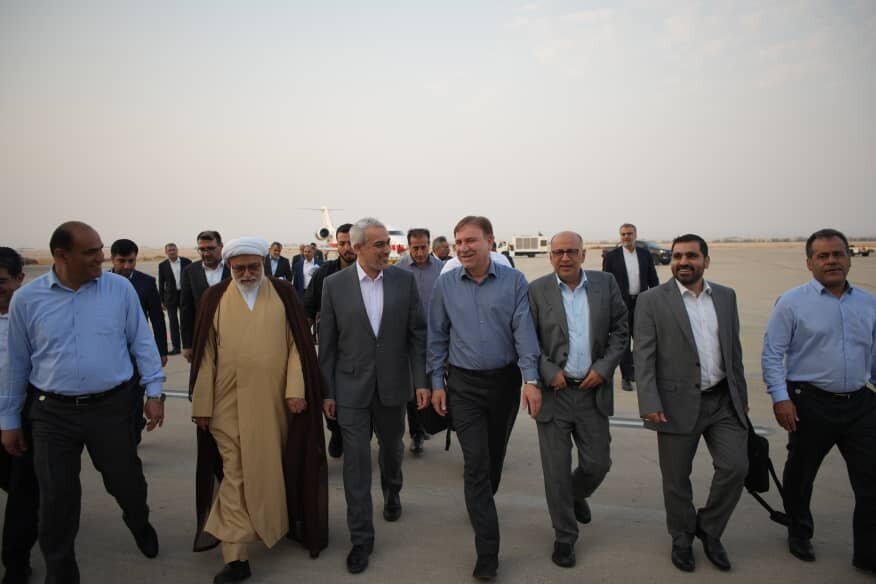 وزیر اقتصاد وارد استان بوشهر شد