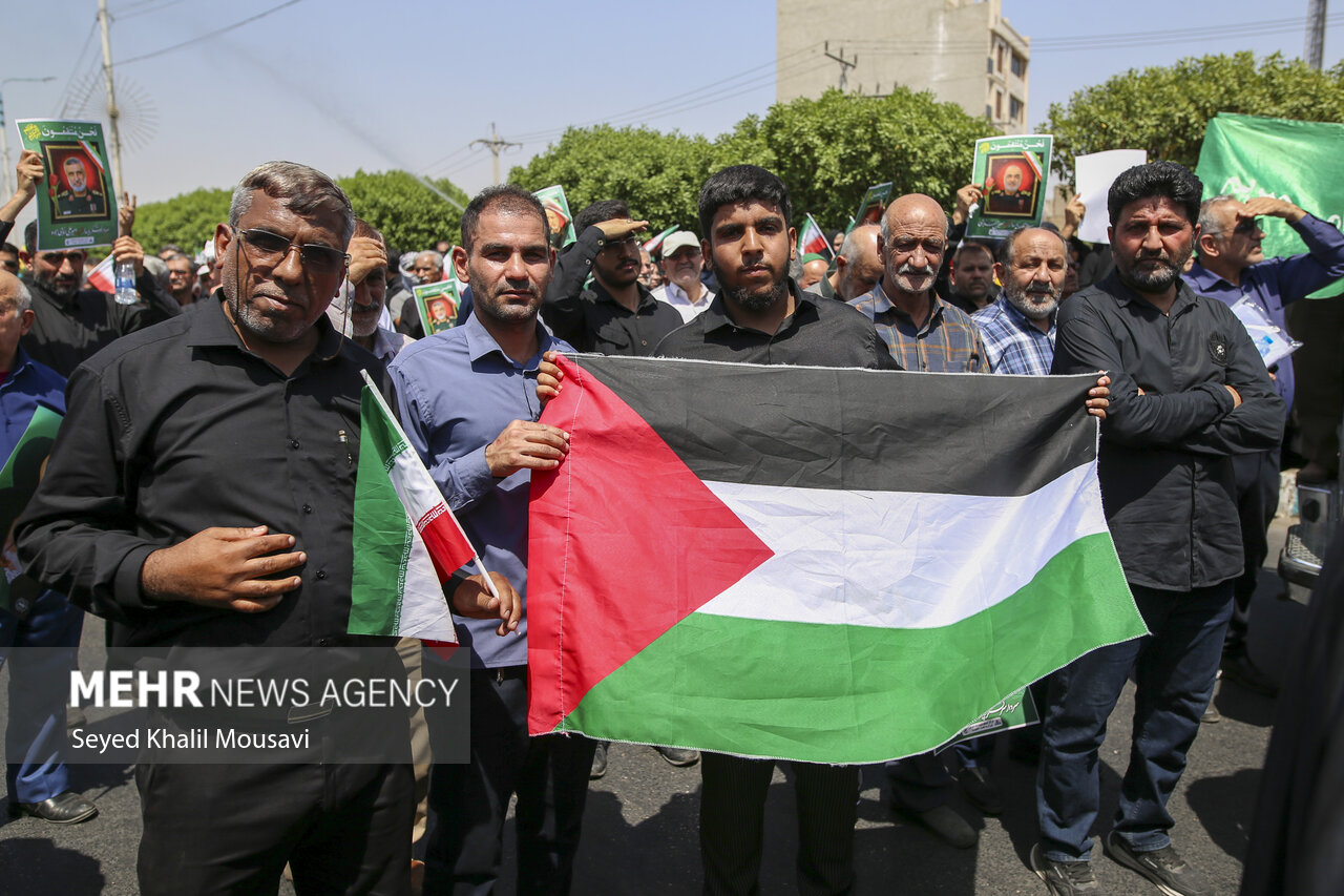 مسیر راهپیمایی روز قدس در اهواز مشخص شد