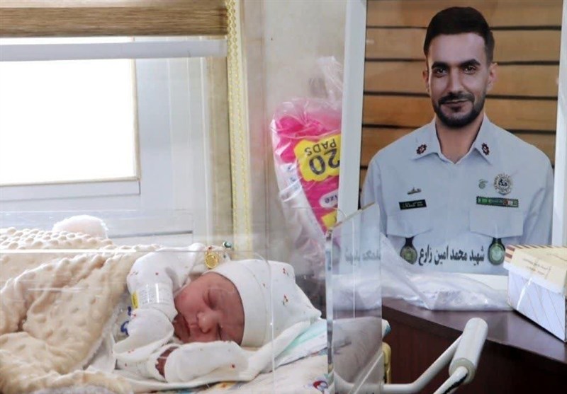 به دنیا آمدن «نیل‌ماه»؛ یادگار شهید ناوشکن دنا