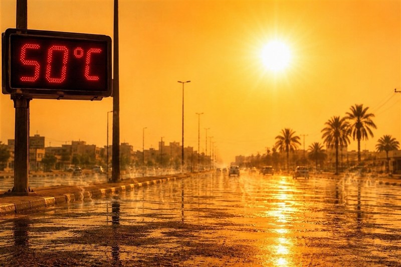 تداوم گرمای شدید در جنوب و جنوب‌ غرب؛ دما به 50 درجه نزدیک می‌شود