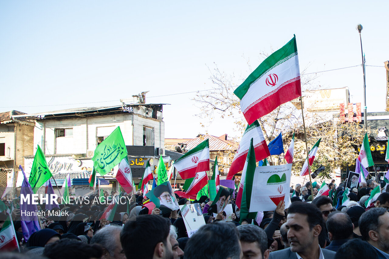 برگزاری تجمع مردمی «تا پای جان برای ایران»