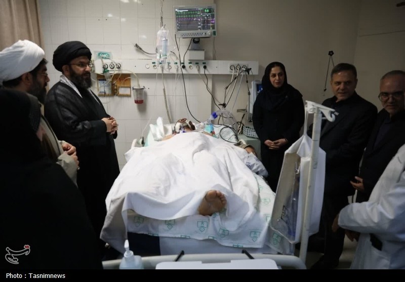 عیادت مسئولان زنجان از مجروحان حملات آمریکایی ـ صهیونیستی