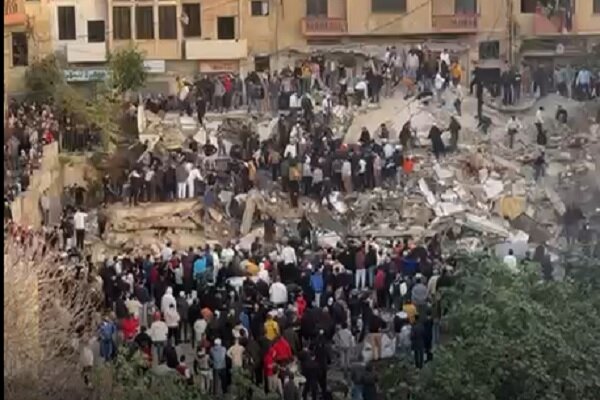 5 کشته و 4 زخمی بر اثر ریزش ساختمان در طرابلس لبنان + فیلم