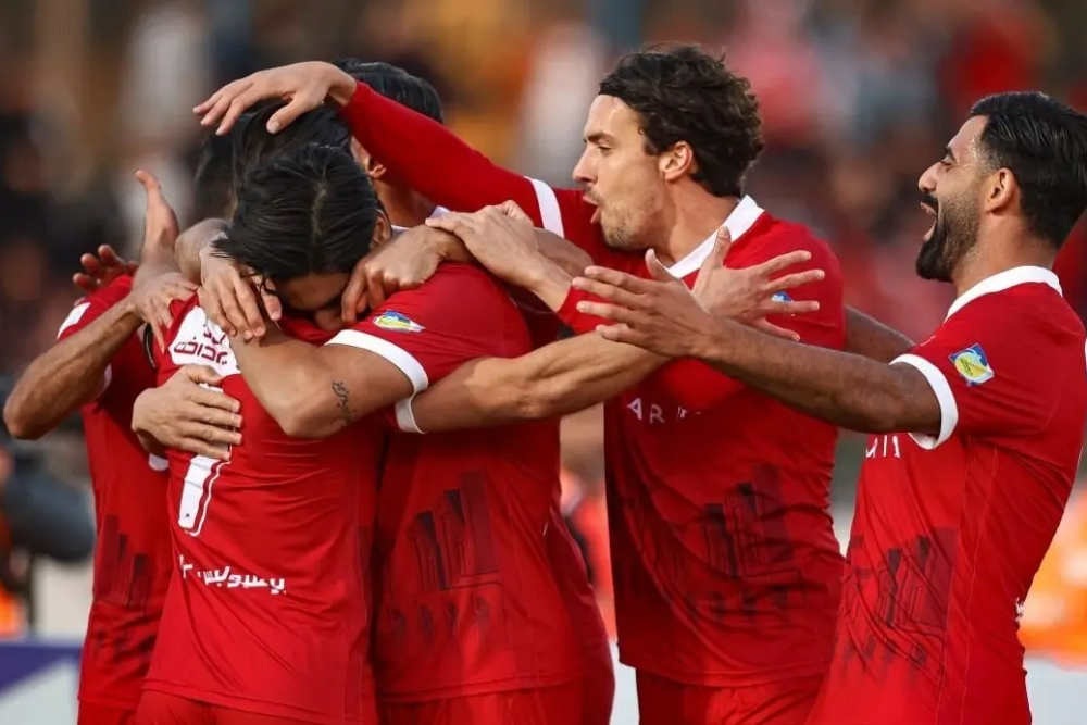 شمس‌آذر 0 - 2 پرسپولیس / سرخ‌پوشان با دست پر از قزوین بازگشتند