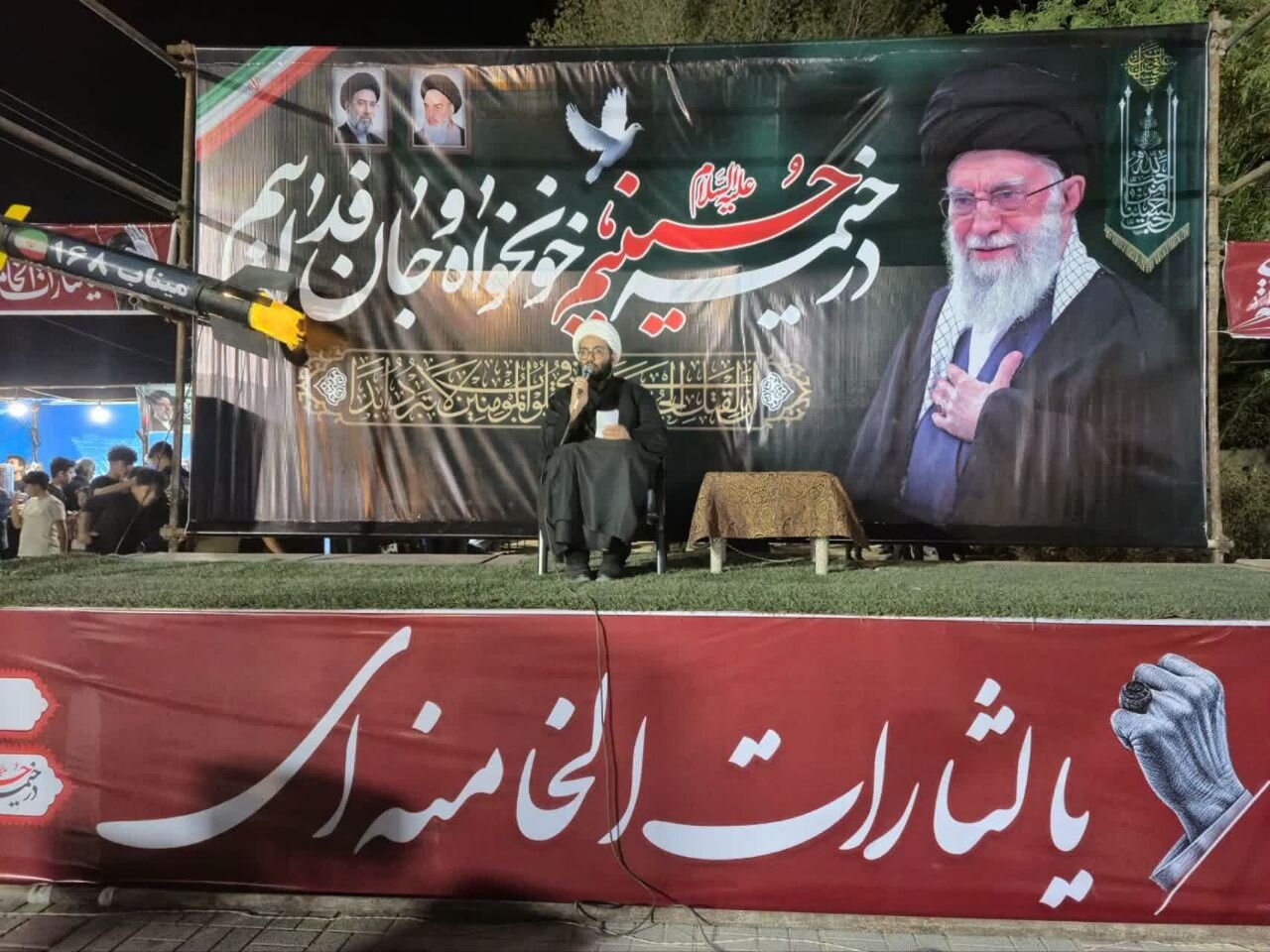 آب‌پخش رنگ و بوی محرم گرفت؛ آماده‌سازی گذرگاه مقاومت با حضور هیئات