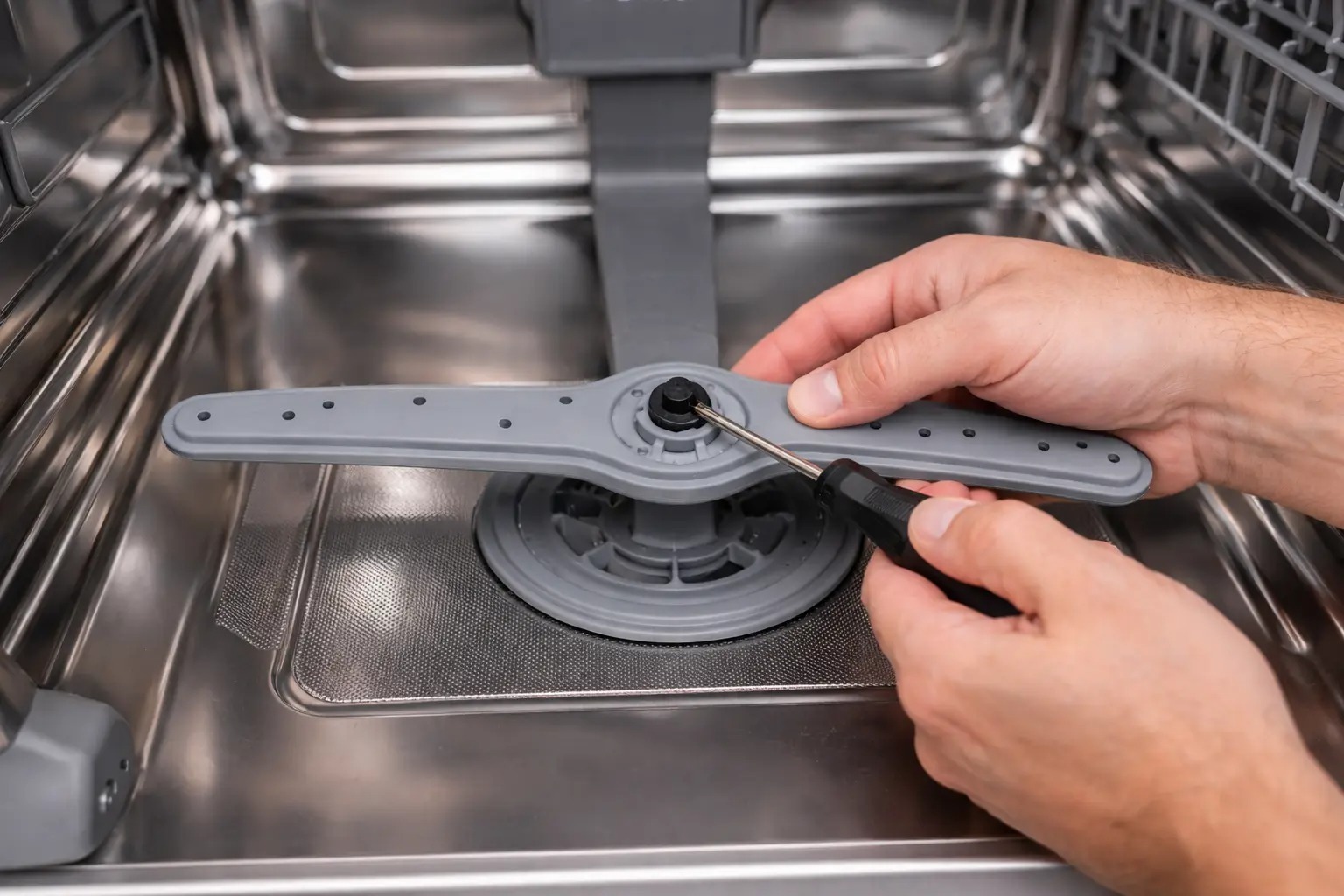 چرا بازوی آبپاش ماشین ظرفشویی بوش نمی‌چرخد؟