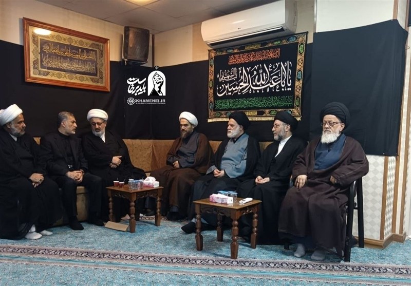 دیدار علما و بزرگان نجف اشرف با فرزند ارشد رهبر شهید انقلاب