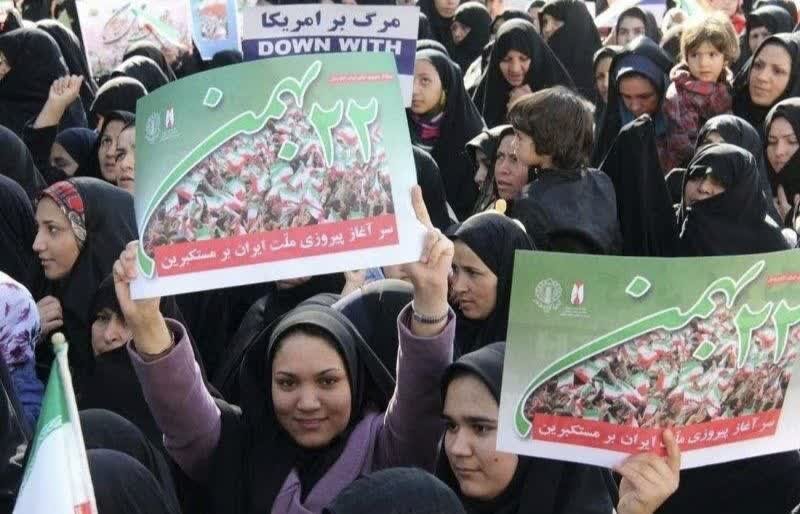 مردم تربت حیدریه در راهپیمایی ۲۲ بهمن حماسه ای ماندگار خلق کردند 