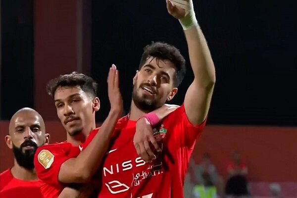 هافبک تیم ملی فوتبال ایران در جام ریاست جمهوری امارات گلزنی کرد