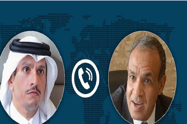 محورهای رایزنی وزیران خارجه قطر و مصر