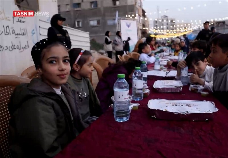 سفره‌های افطار غزه؛ مرهمی بر زخم جنگ و محاصره