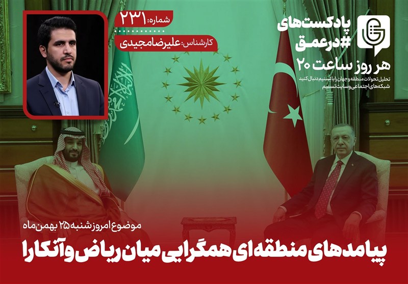 پادکست | پیامدهای منطقه ای همگرایی میان ریاض و آنکارا