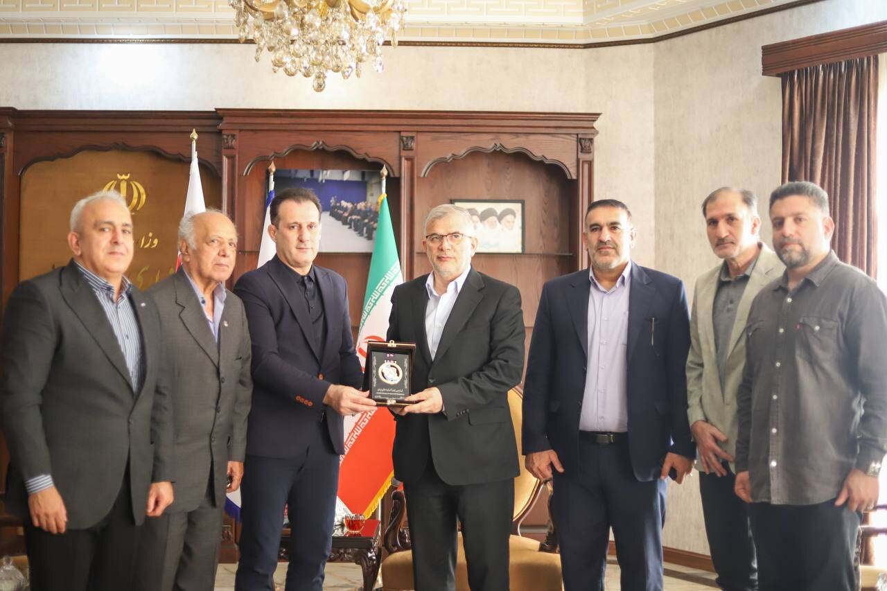 دیدار رئیس فدراسیون جودو با استاندار البرز