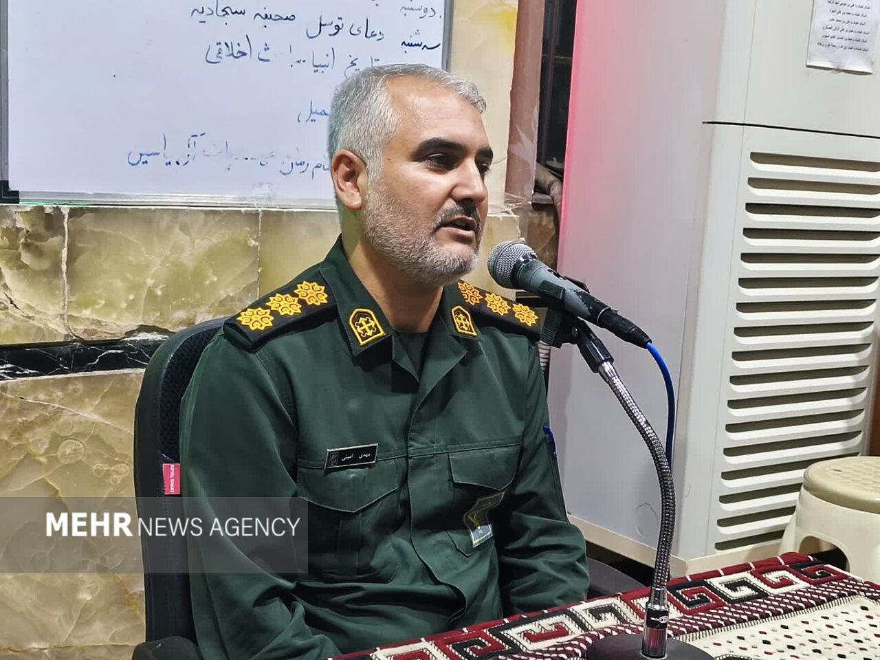 امینی: حضور مردم در میدان، پشتوانه نیروهای مسلح در جنگ است