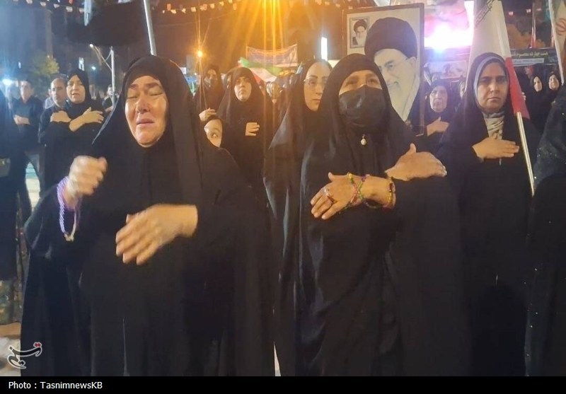 اشک جاماندگان، امتداد بدرقه میلیونی رهبر شهید در کهگیلویه+فیلم