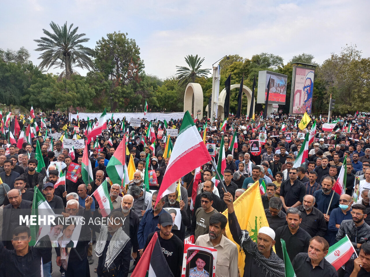 آغاز راهپیمایی روز قدس در بندرعباس