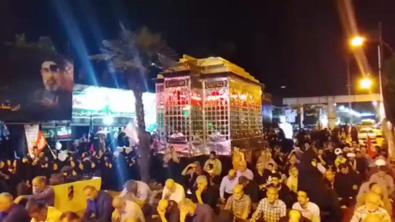 اجتماع خونخواهی رهبر شهید در نوشهر