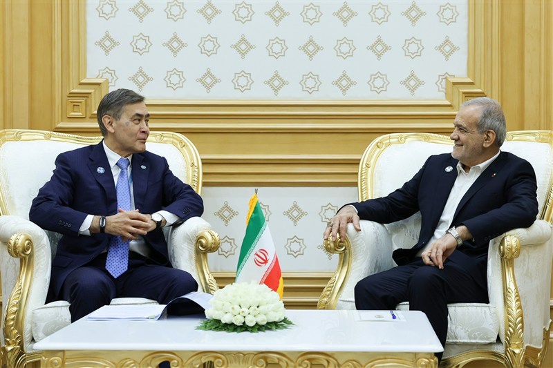 پزشکیان به دبیرکل شانگهای: نگذارید آمریکا بر مواضع شما موثر باشد