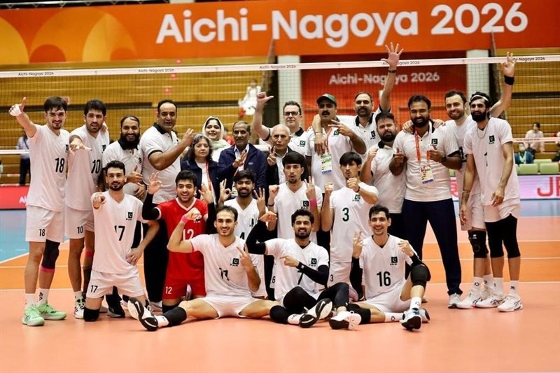 شگفتی ‌سازی والیبال پاکستان با شکست چین و کسب مدال برنز