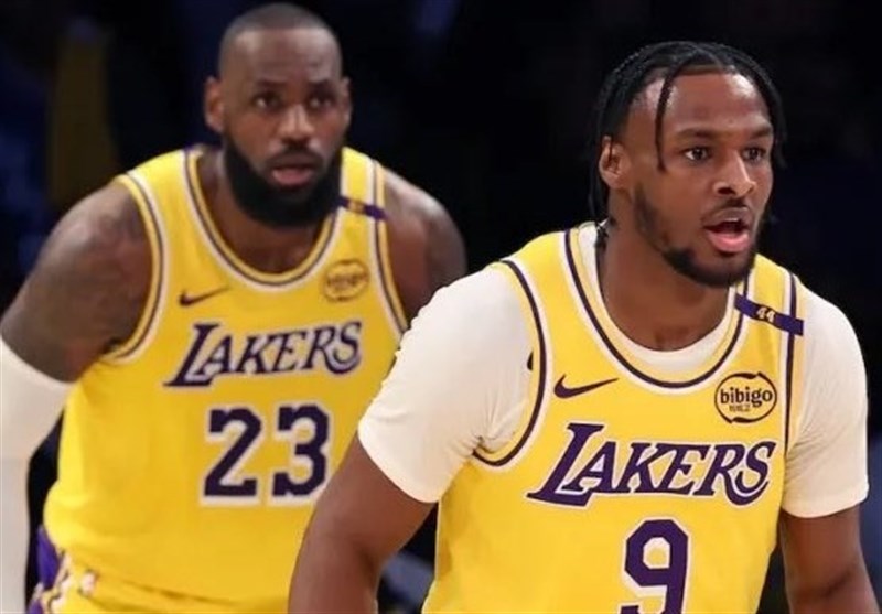 اولین پاس‌گل پدر و پسری در NBA/ خشم جیمز از شکست مقابل پسرش!