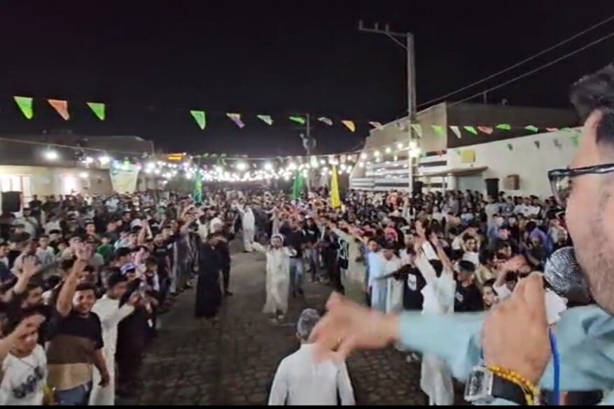رجزخوانی پرشور عشایر عرب خوزستان در ماهشهر