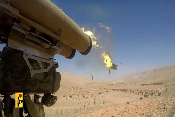 حزب الله لبنان تجمع نظامیان صهیونیست را به آتش کشید