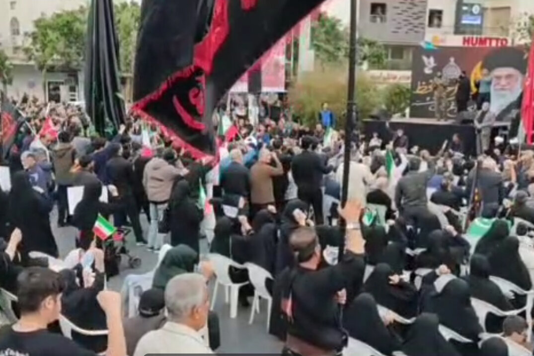 عزاداری به مناسبت شهادت مقام معظم رهبری در بوشهر