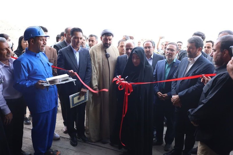 افتتاح کارخانه فروسیلیس ملایر با حضور وزیر دادگستری