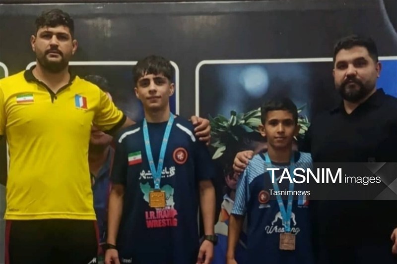 درخشش کشتی‌گیران نونهال کهگیلویه و بویراحمد با 2 مدال در المپیاد کشور