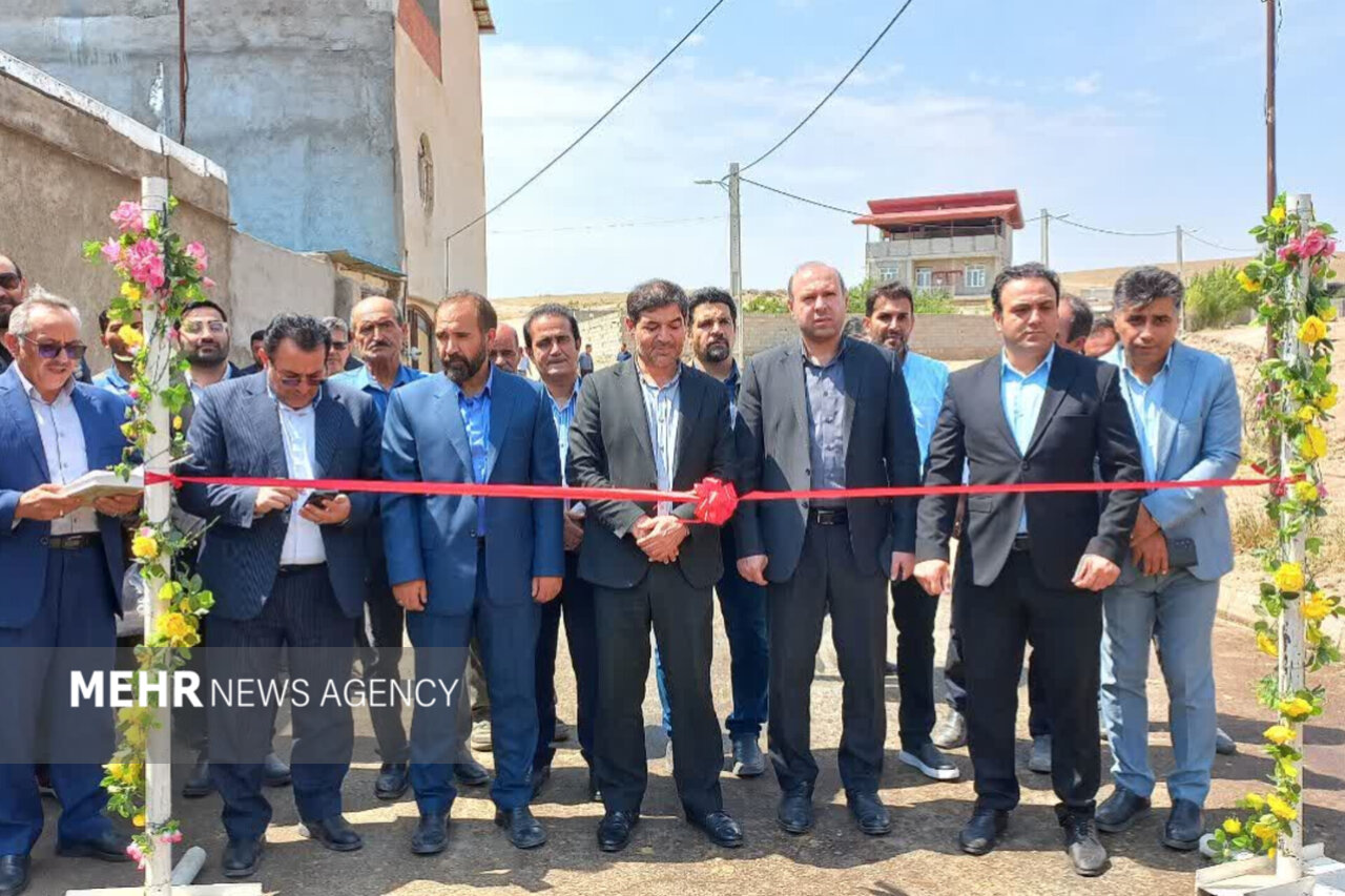 ۱۱هزار مترمربع آسفالت روستاهای نمین به بهره برداری رسید