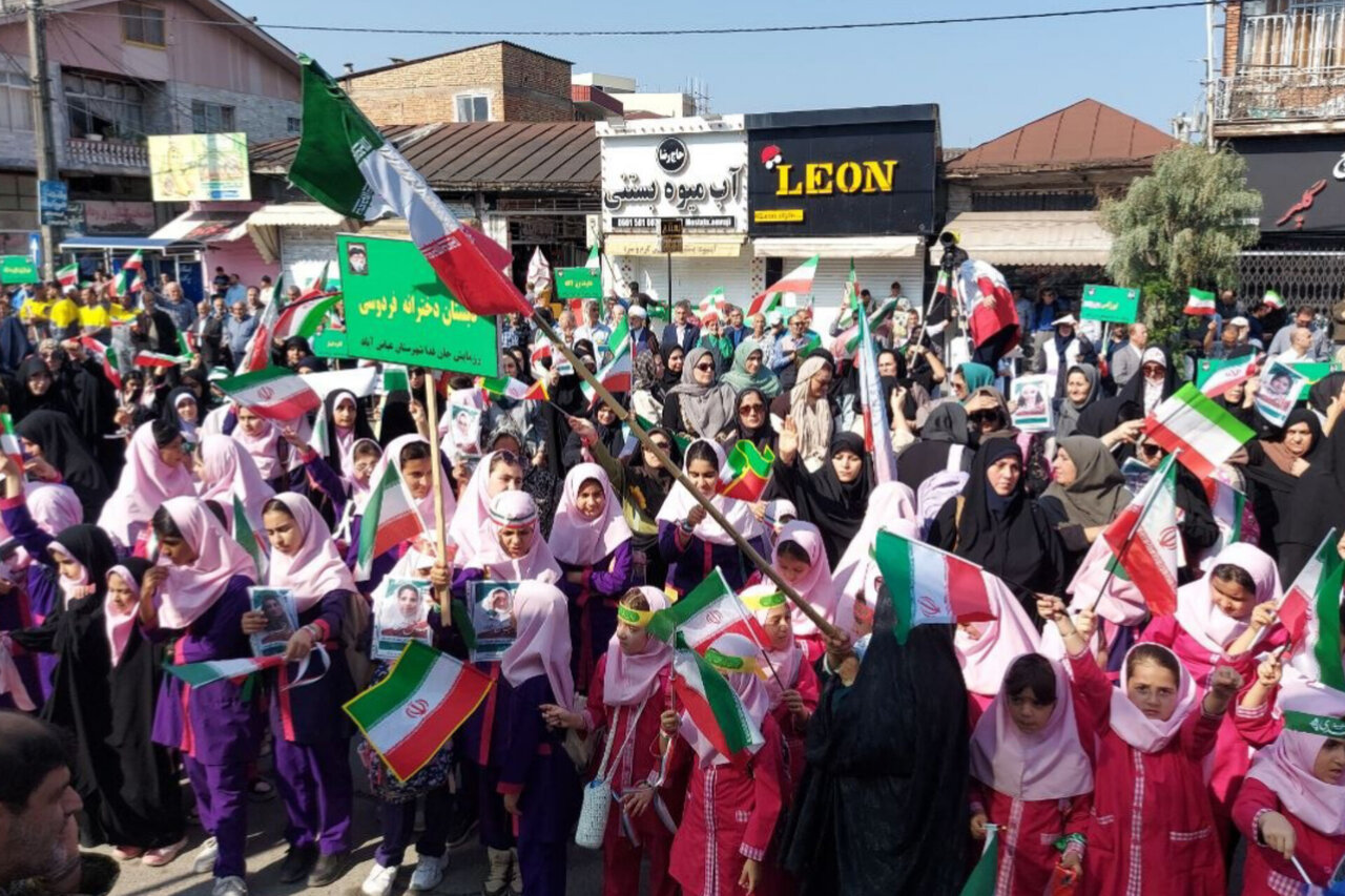 رزمایش جانفدایان ایران در عباس آباد