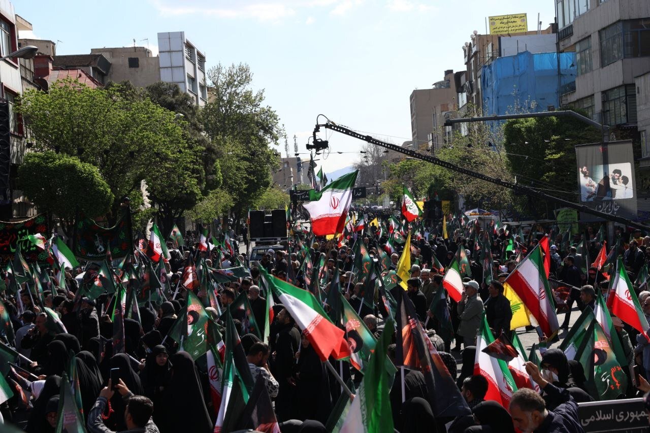 تهران در سوگ اربعین «امام شهید»
