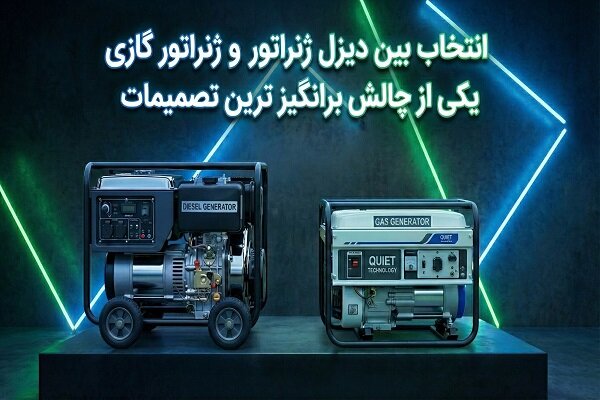 مقایسه فنی و اقتصادی؛ موتور برق دیزلی بخریم یا موتور برق گازسوز