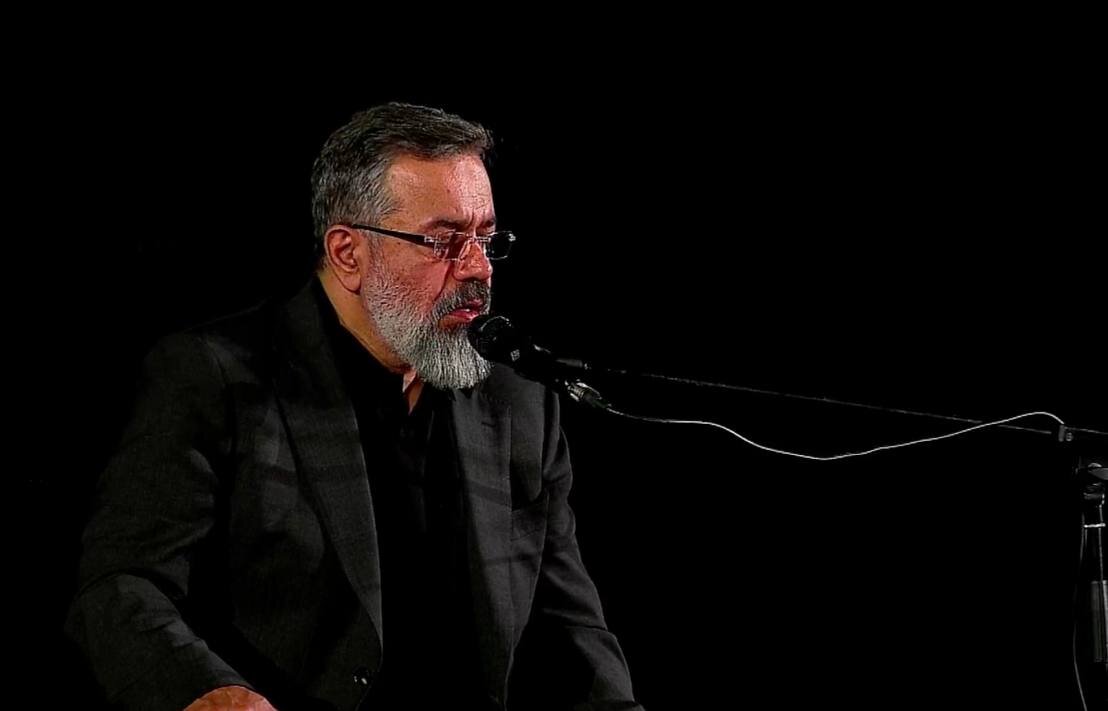 نوحه‌خوانی محمود کریمی در یادبود شهدای خاندان امام و رهبری