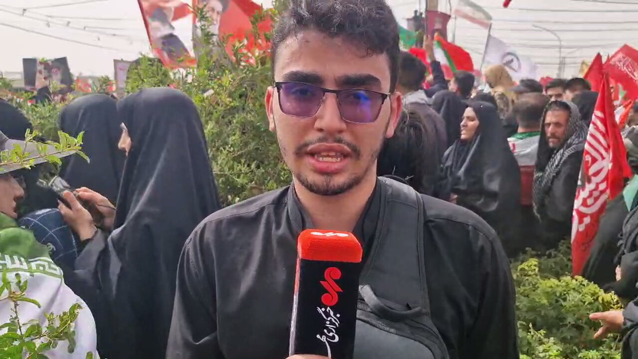 گزارش خبرنگار مهر از تشییع آقای شهید ایران حوالی بلوار پیامبراعظم(ص)قم
