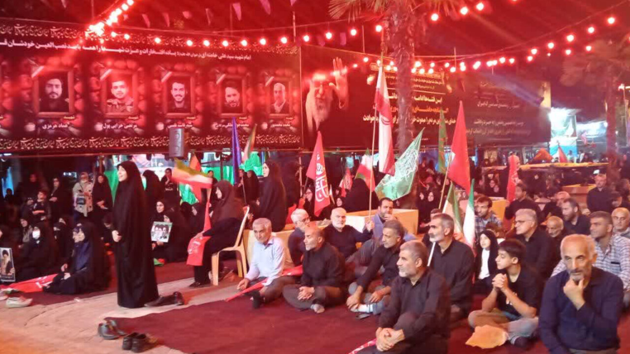 اجتماع خونخواهی رهبر شهید در نوشهر