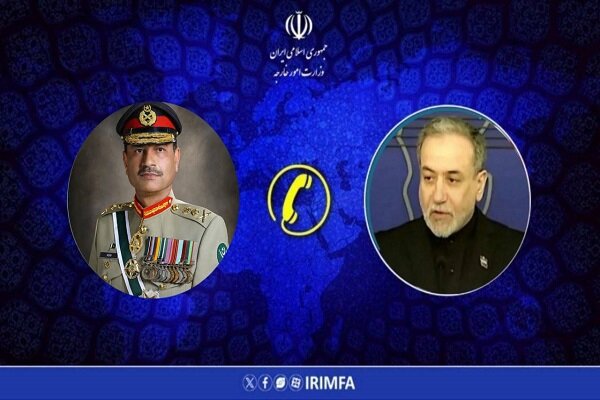 گفتگوی تلفنی وزیر امور خارجه کشورمان و فرمانده ارتش پاکستان