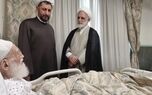 رئیس قوه قضائیه از آیت‌الله نوری همدانی عیادت کرد