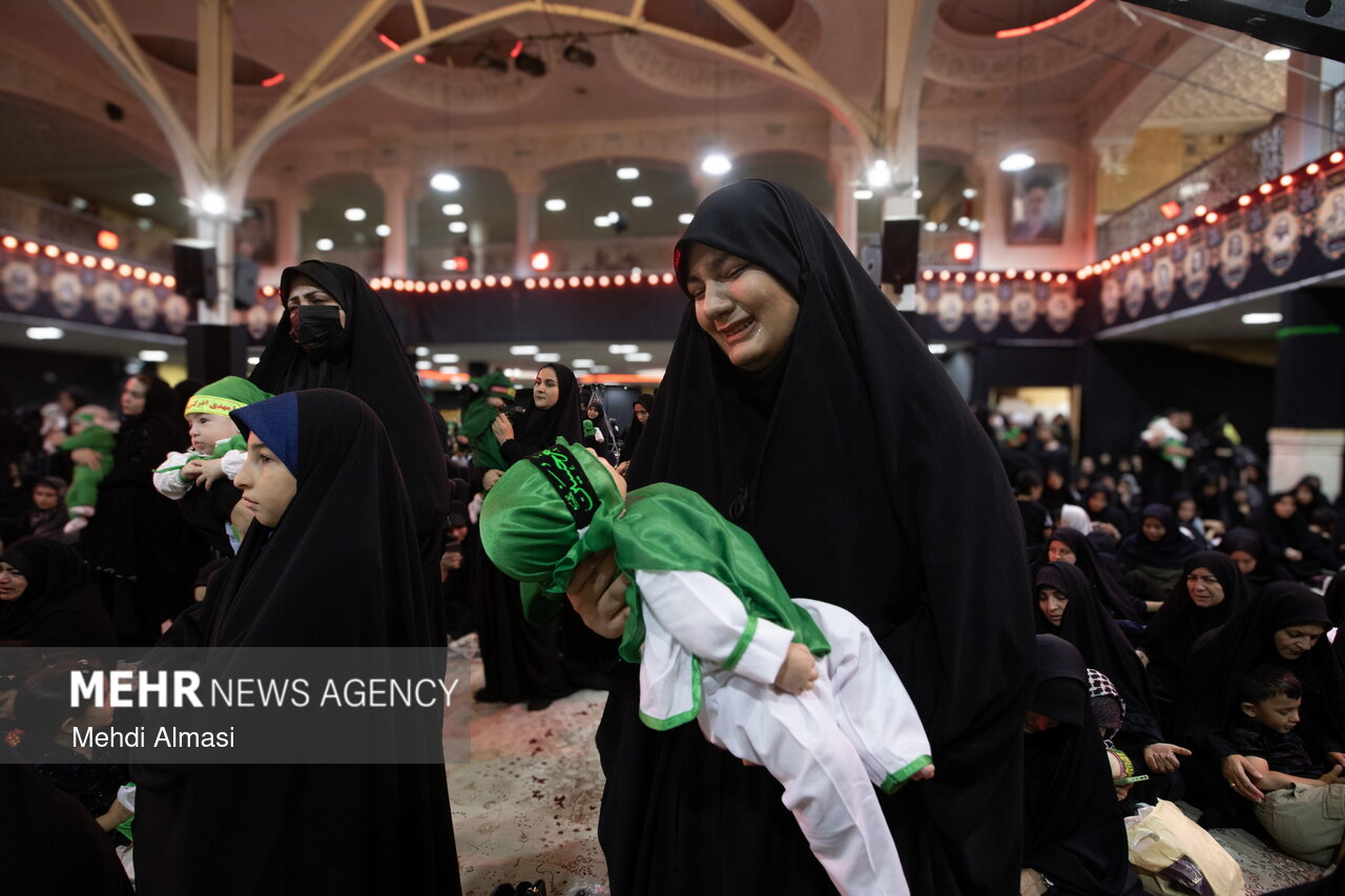 مراسم «شیرخوارگان حسینی» در زنجان