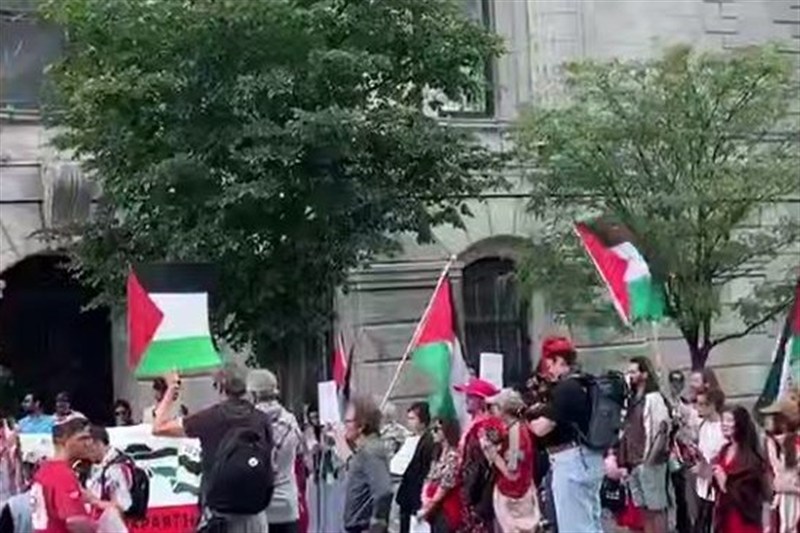تجمع ضد صهیونیستی در مونترال کانادا