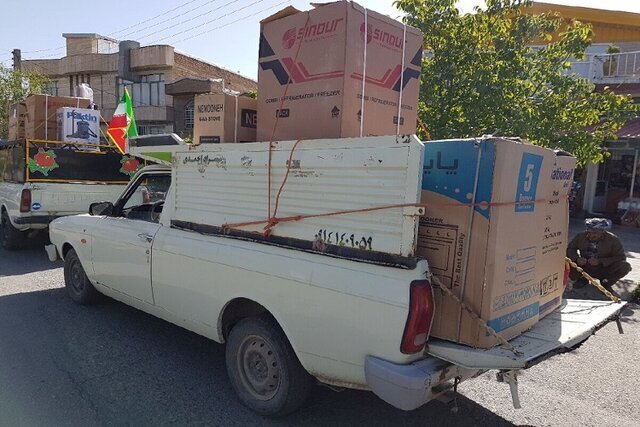 اهدای ۱۴ سری جهیزیه به نوعروسان جاسکی