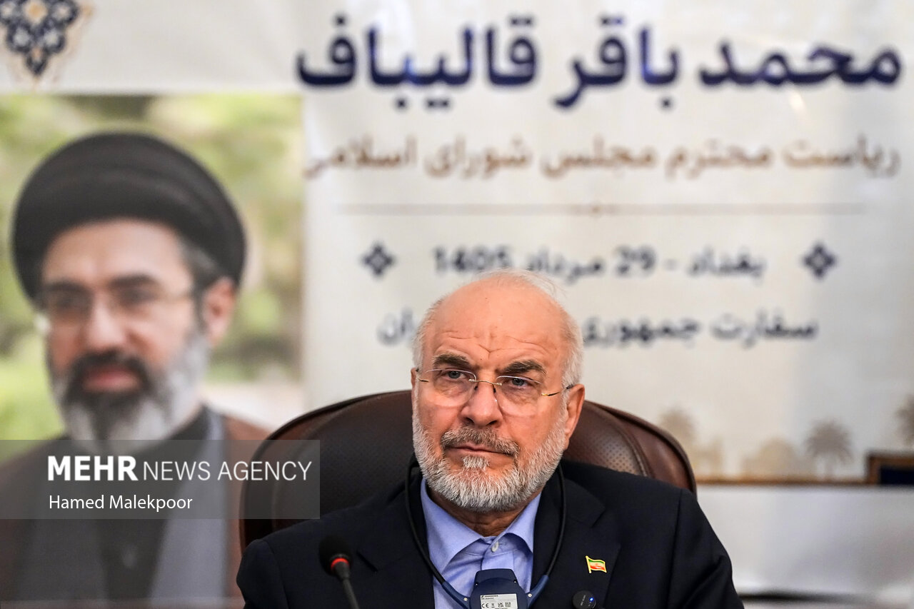 نشست هم‌اندیشی فعالان اقتصادی ایرانی و عراقی با قالیباف در بغداد