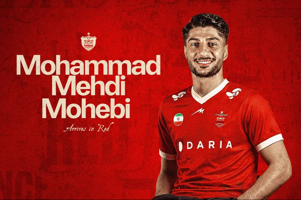 پرسپولیس از  خرید جدید خود رونمایی کرد؛ محبی سرخپوش شد