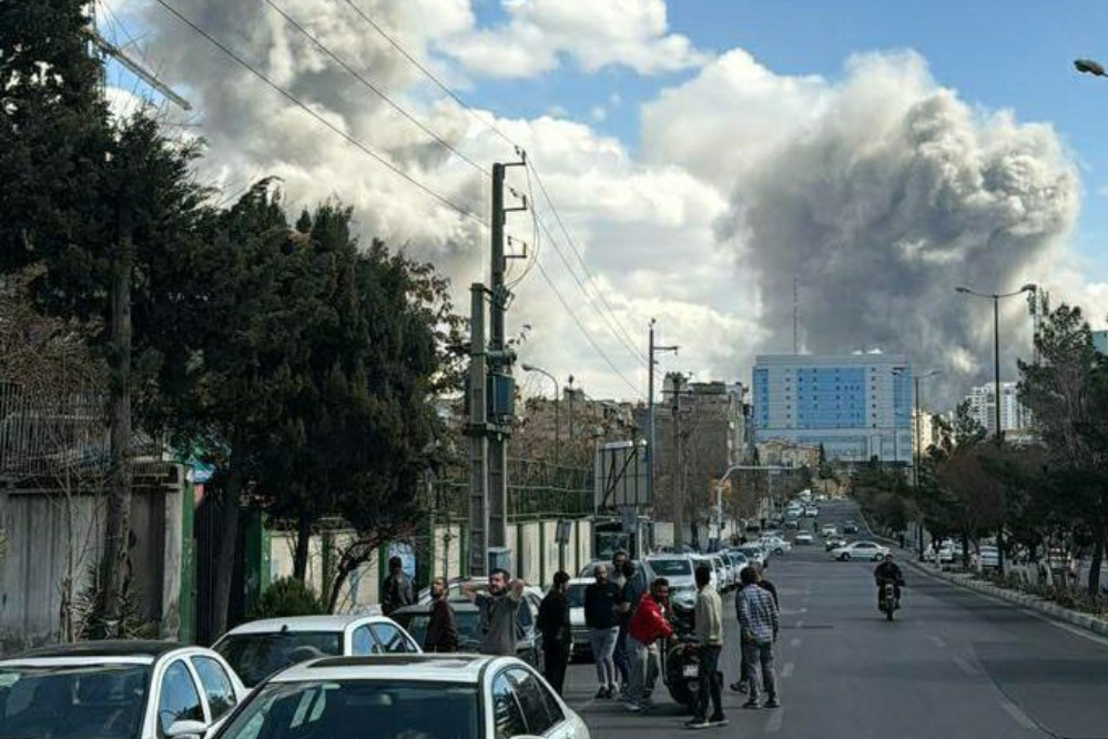 انفجار در تهران و مناطق مختلف پایتخت/1045 نفر  آمار شهدای حمله متجاوزانه آمریکا- اسرائیل