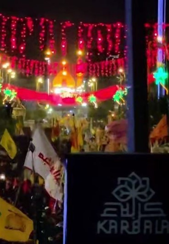 اولین قاب مشترک از پیکر رهبر شهید انقلاب با گنبد حرم حضرت ابالفضل (ع)
